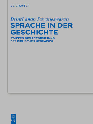 cover image of Sprache in der Geschichte